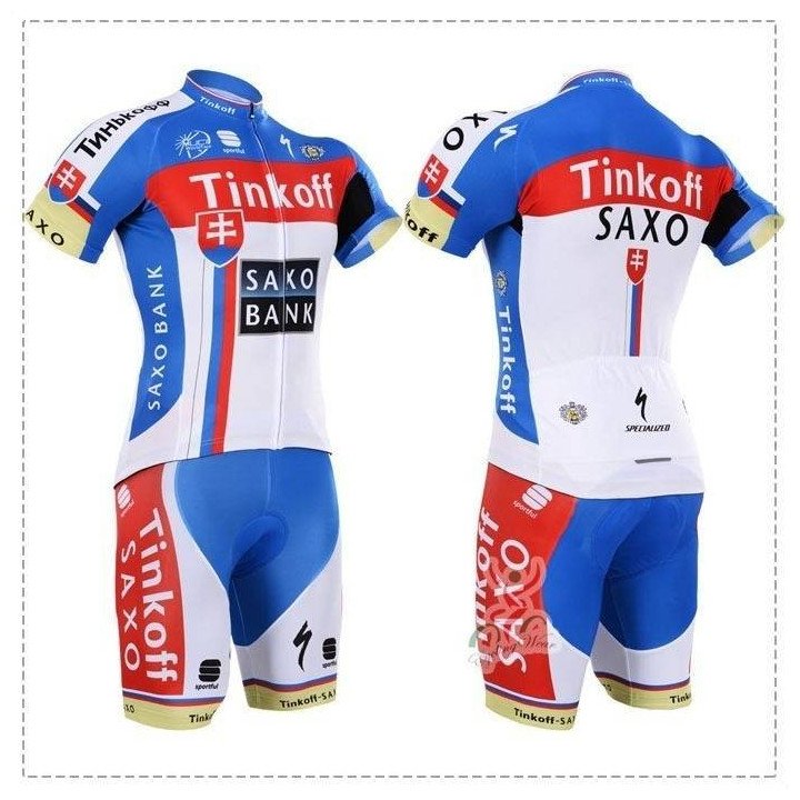 Ropa de ciclismo de verano con tirantes Saxo Bank al mejor precio