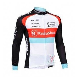 Maillot largo Radioshack para ciclistas que buscan comodidad y estilo