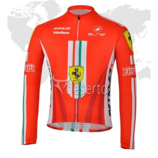 Maillot largo Ferrari: comodidad y estilo para ciclistas