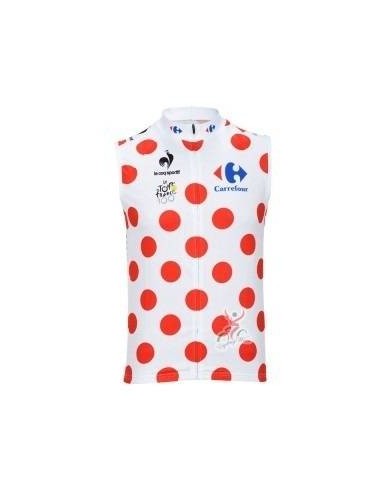 Maillot corto sin mangas para ciclistas en el Tour de Francia