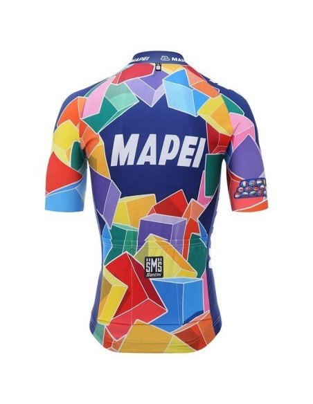 Maillot corto MAPEI para ciclistas que buscan comodidad y estilo