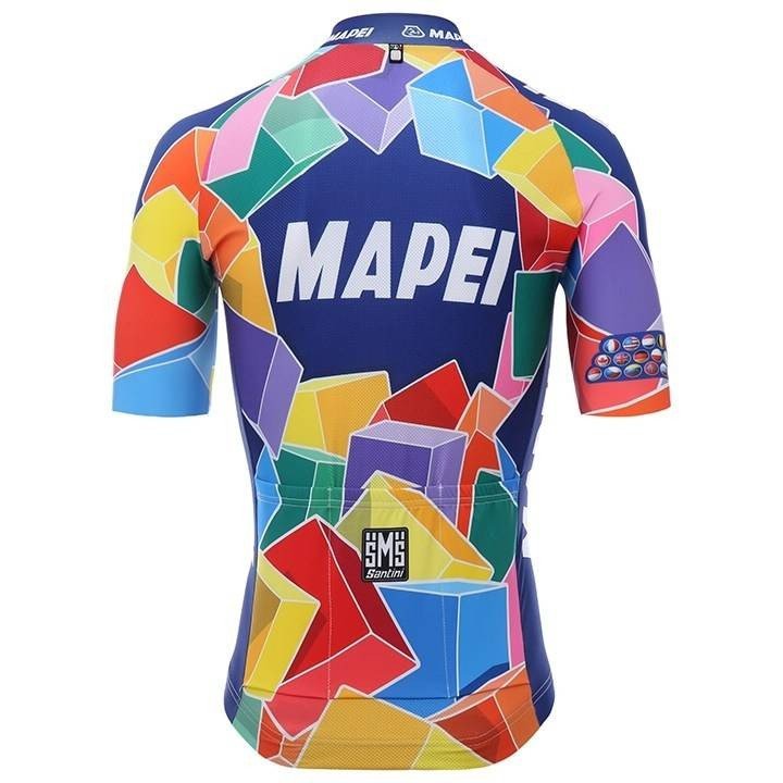 Maillot corto MAPEI para ciclistas que buscan comodidad y estilo