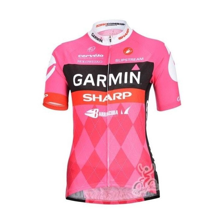 Maillot corto Garmin para ciclistas cómodos y frescos