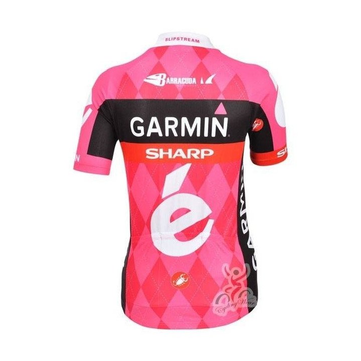 Maillot corto Garmin para ciclistas cómodos y frescos