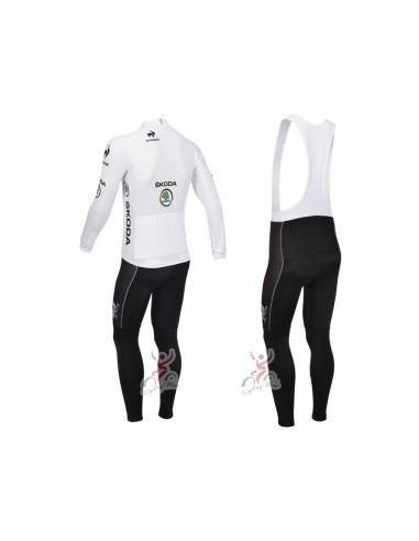 Ropa de Ciclismo de Invierno con Tirantes para un Tour de Francia en Conjunto Largo