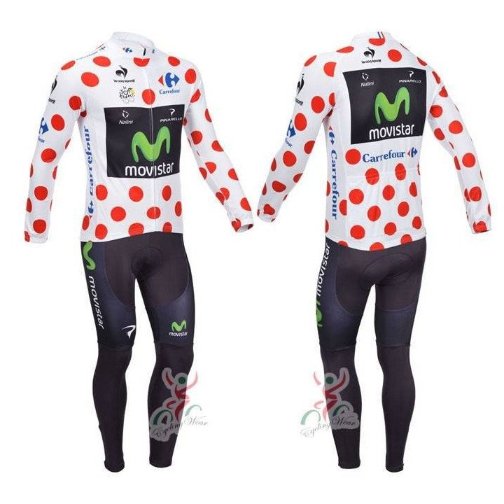 Conjunto de Ciclismo de Invierno Movistar: Cómodo y Estiloso