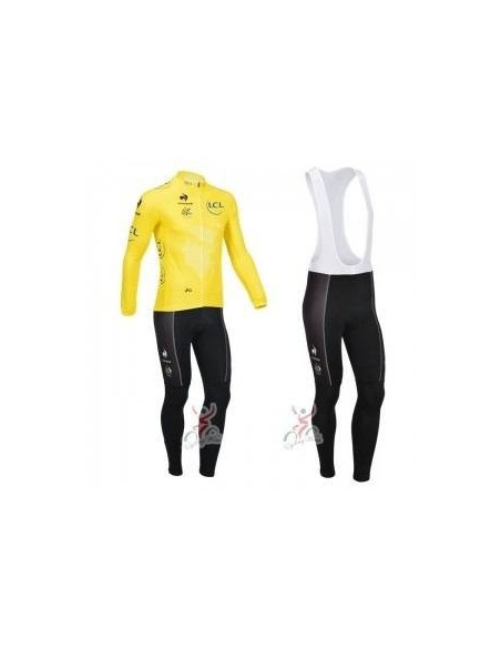 Ropa de ciclismo de invierno con tirantes para disfrutar del Tour de Francia