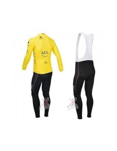 Ropa de ciclismo de invierno con tirantes para disfrutar del Tour de Francia