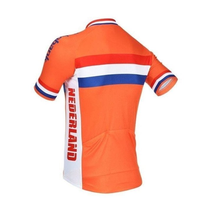 Maillot corto de ciclismo Rabobank, comodidad y estilo en la ruta