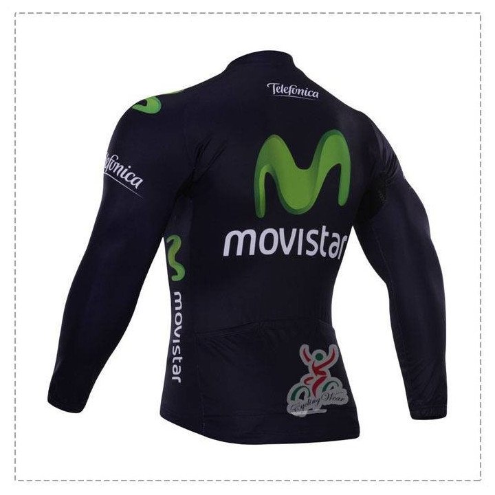 Maillot Ciclista Largo Movistar: comodidad y estilo para tus rutas