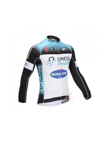 Ropa térmica de ciclismo Quick Step con tirantes para estar cómodo en tus rutas