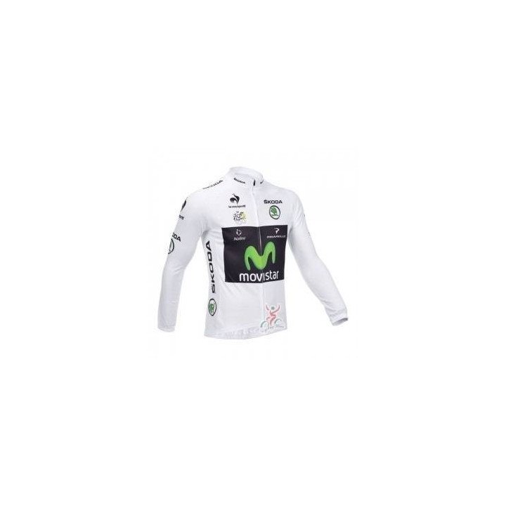 Ropa térmica de ciclismo Movistar con tirantes, ideal para tus entrenos