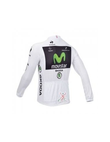 Ropa térmica de ciclismo Movistar con tirantes, ideal para tus entrenos