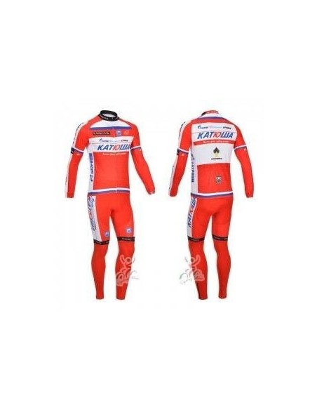 Ropa térmica Katusha para ciclismo con tirantes, cómoda y de calidad