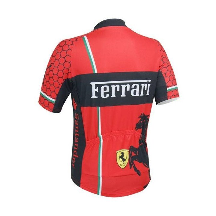 Maillot corto Ferrari: comodidad y estilo para ciclistas