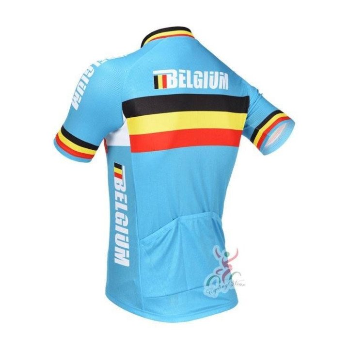 Maillot corto de ciclismo Bélgica para disfrutar del pedalear