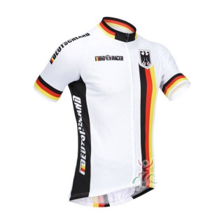 Maillot corto de ciclismo Alemania: comodidad y estilo para tus rutas