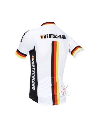 Maillot corto de ciclismo Alemania: comodidad y estilo para tus rutas