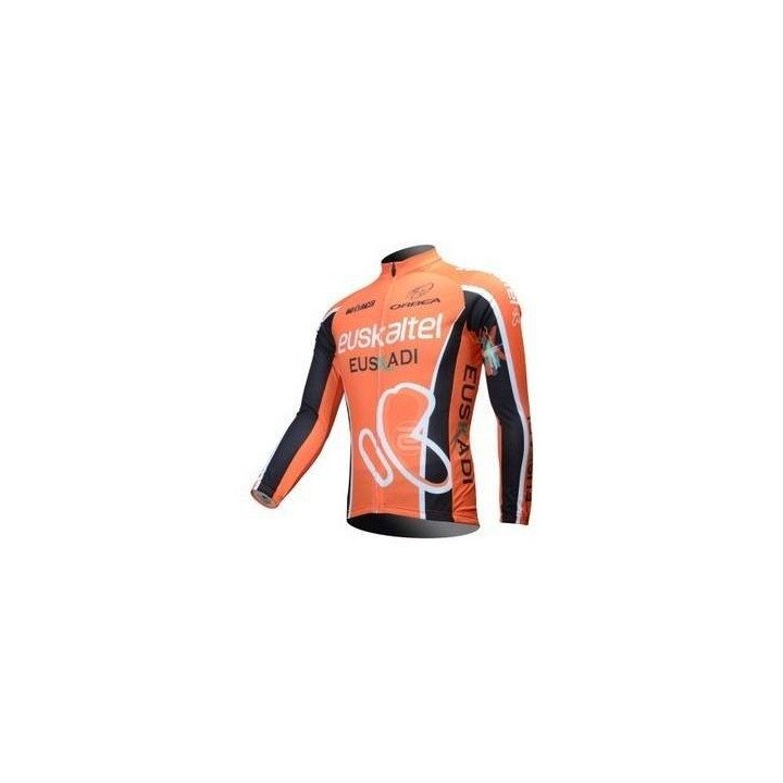 Maillot térmico Euskatel Euskadi para ciclistas que buscan comodidad y estilo