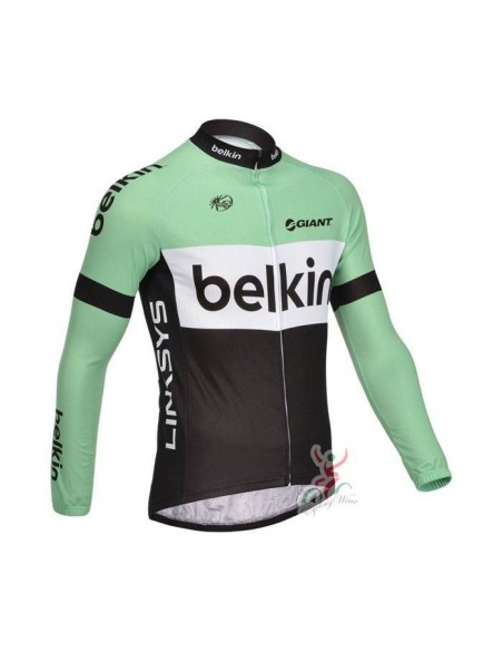 Maillot largo térmico Giant para ciclistas, comodidad y estilo