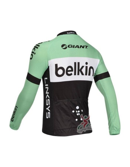 Maillot largo térmico Giant para ciclistas, comodidad y estilo
