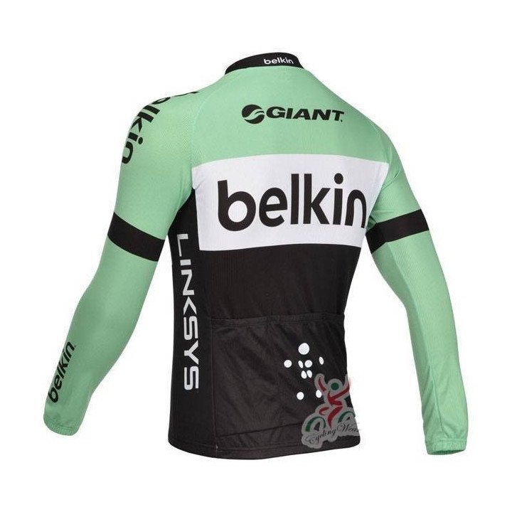Maillot largo térmico Giant para ciclistas, comodidad y estilo