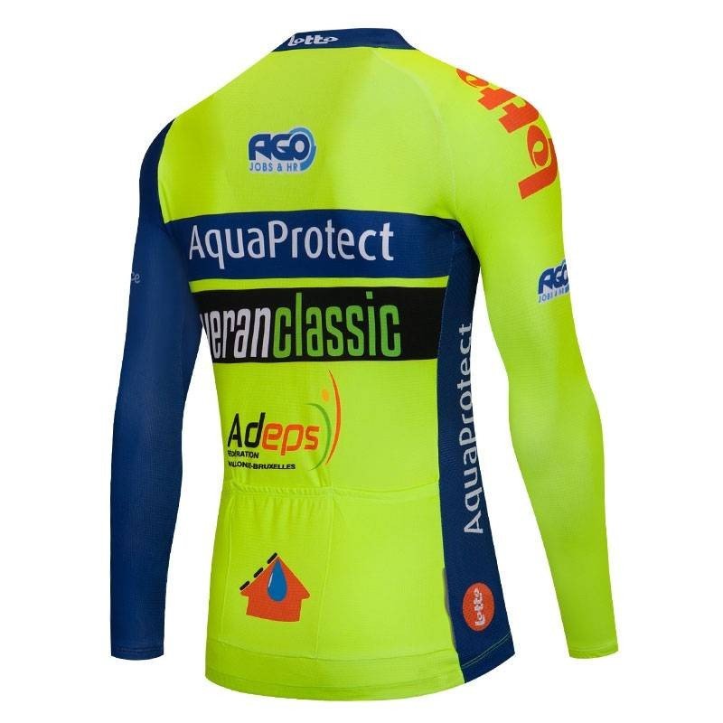 Maillot largo térmico Aquaprotect para ciclistas: comodidad y estilo en cada pedaleada