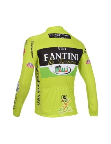 Maillot largo térmico Vini Fantini para ciclistas: comodidad y estilo en cada pedaleo