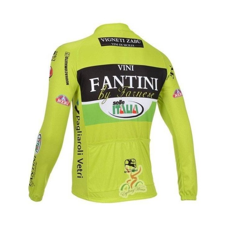 Maillot largo térmico Vini Fantini para ciclistas: comodidad y estilo en cada pedaleo