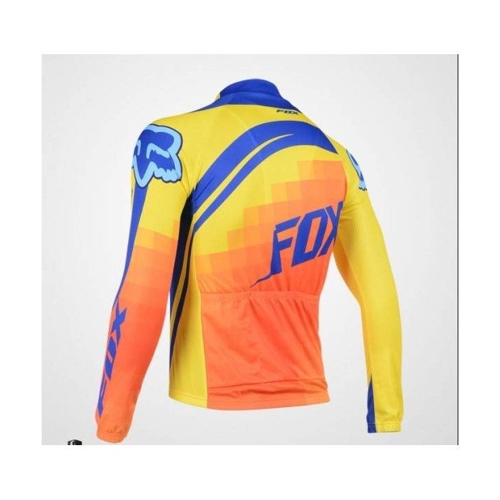 Maillot térmico largo de Fox para ciclistas, comodidad y estilo en cada pedaleo