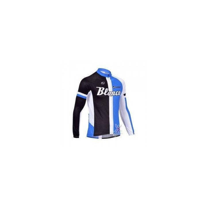 Maillot térmico Giant blanco para ciclistas, comodidad asegurada