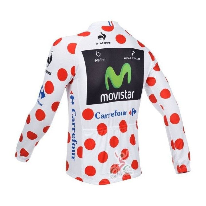 Maillot térmico Movistar para ciclistas: comodidad y estilo en cada pedaleada