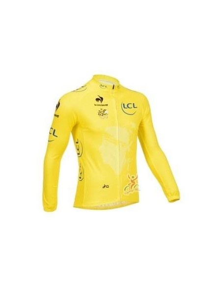 Maillot térmico largo ideal para ciclistas en el Tour de Francia
