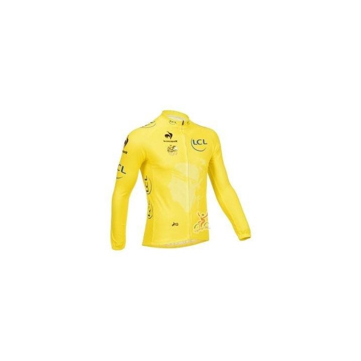 Maillot térmico largo ideal para ciclistas en el Tour de Francia
