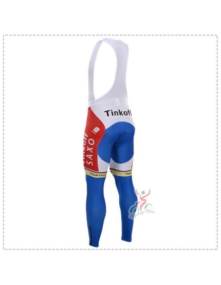 Culotte  Largo de Ciclismo Saxo Bank para Entrenamientos Cómodos