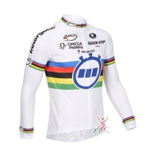 Maillot largo UCI Quick Step para ciclistas que buscan comodidad y estilo