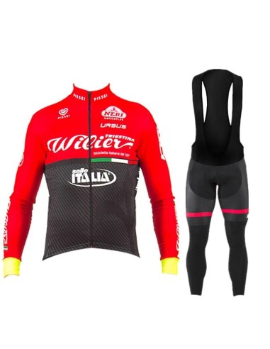 Ropa de ciclismo térmica con estilo: Calzamaglia Wilier Selle Italia