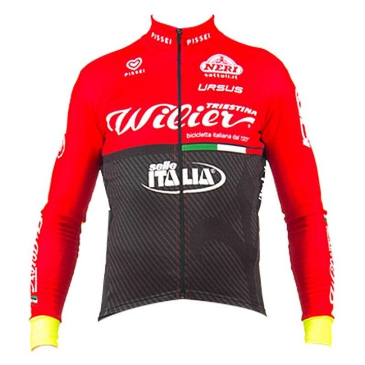 Ropa de ciclismo térmica con estilo: Calzamaglia Wilier Selle Italia