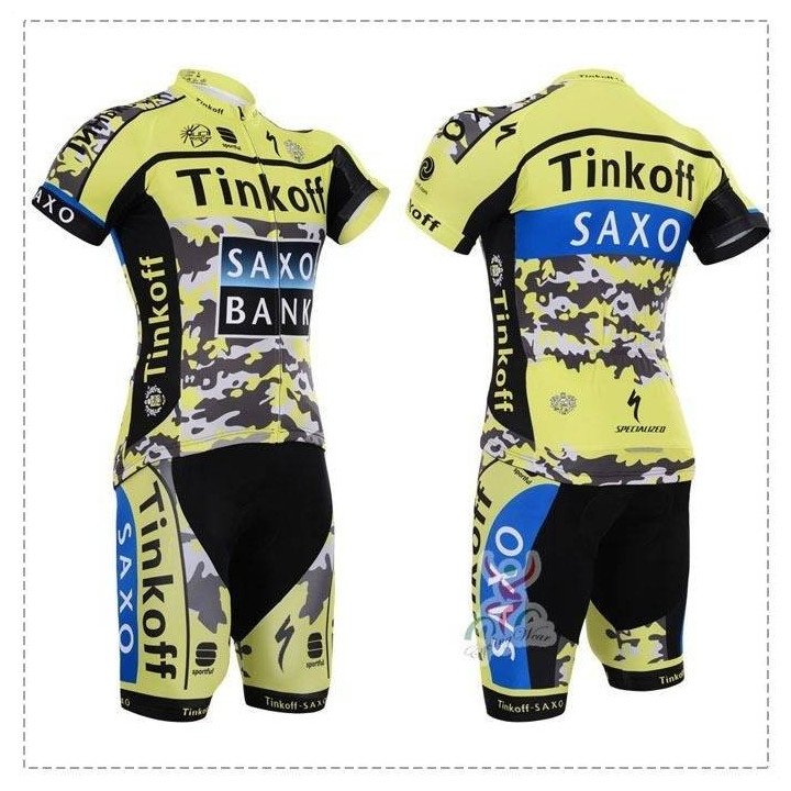 Ropa de Ciclismo de Verano Saxo Bank: Conjuntos Cortos al Mejor Precio