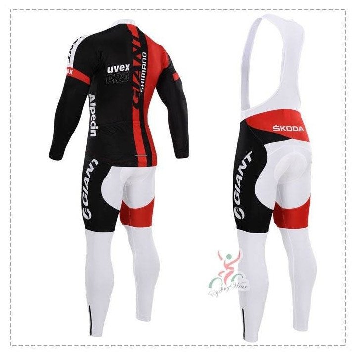 Ropa térmica de ciclismo Giant con tirantes para estar siempre cómodo