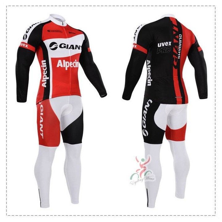 Ropa térmica de ciclismo Giant con tirantes para estar siempre cómodo