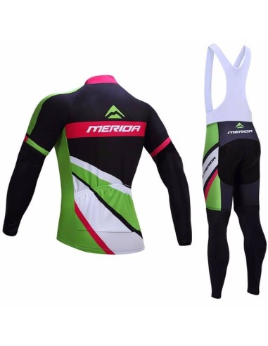 Ropa térmica de ciclismo Merida con tirantes para un pedaleo cómodo