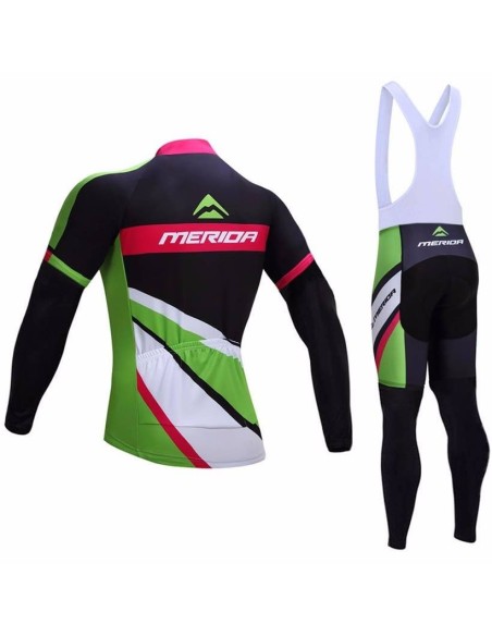 Ropa térmica de ciclismo Merida con tirantes para un pedaleo cómodo