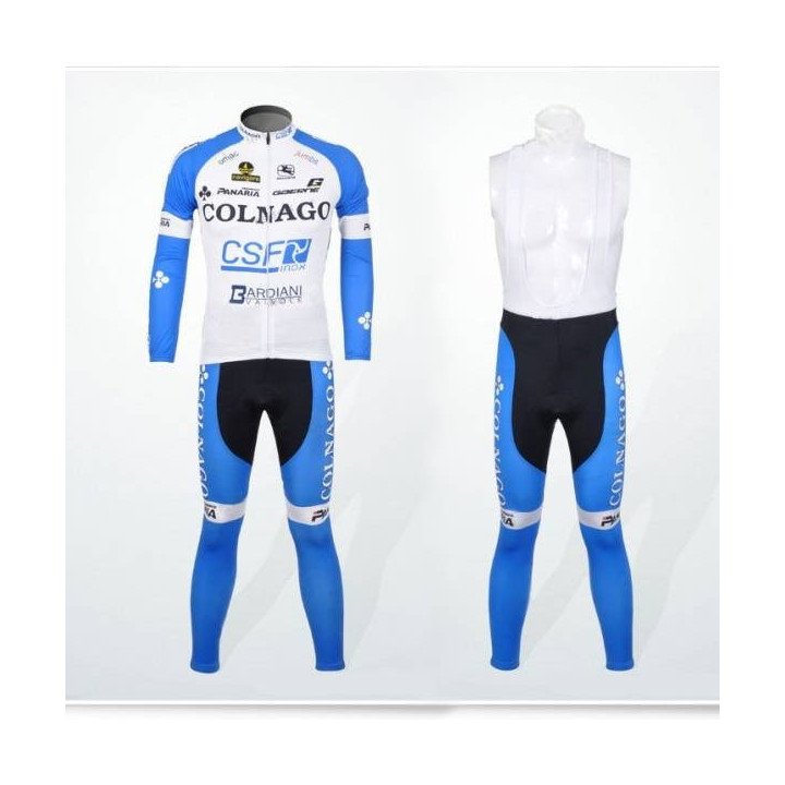Ropa de ciclismo térmica Colnago con tirantes para entrenar cómodo