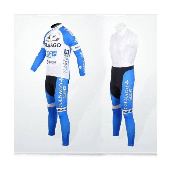 Ropa de ciclismo térmica Colnago con tirantes para entrenar cómodo