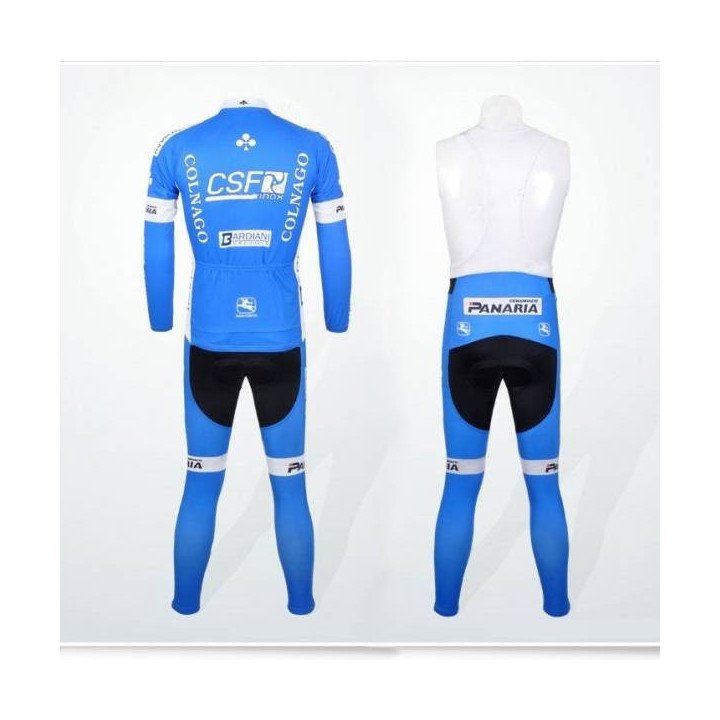 Ropa de ciclismo térmica Colnago con tirantes para entrenar cómodo