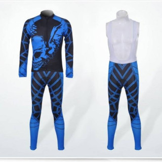 Ropa de ciclismo térmica con tirantes para pedalear cómodo