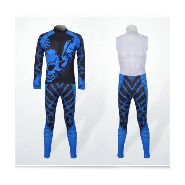 Ropa de ciclismo térmica con tirantes para pedalear cómodo