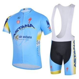 Ropa de Ciclismo de Verano Astana: Conjuntos Cortos a Buen Precio