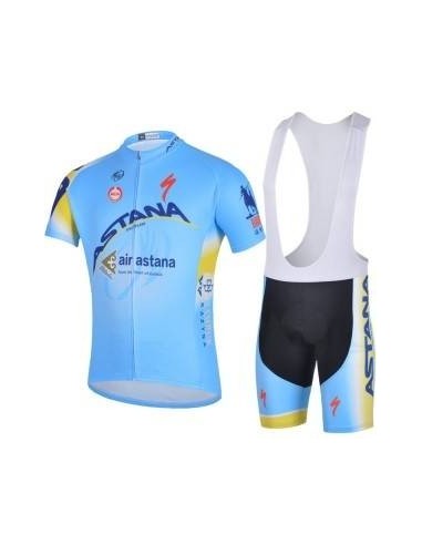 Ropa de Ciclismo de Verano Astana: Conjuntos Cortos a Buen Precio